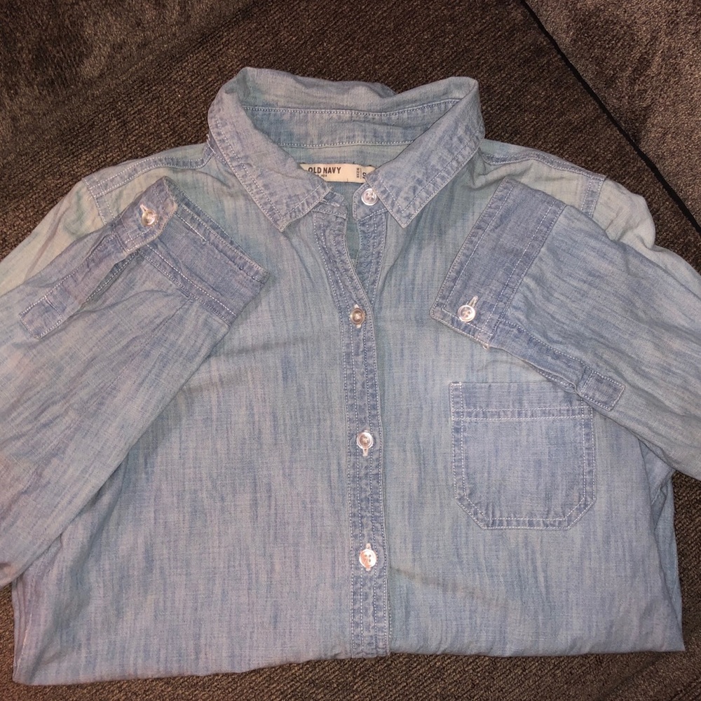 Old Navy Blue Jean shirt